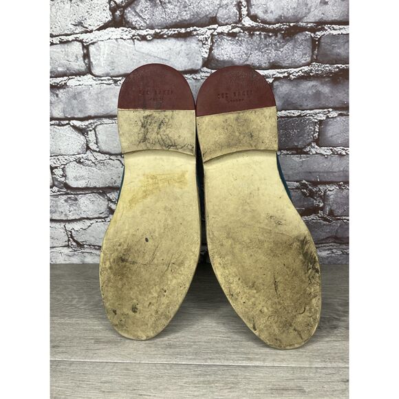 Ted Baker London Blue Suede Leather Lace Ankle Chukka Boots Men’s Sz 44EU/11M US - Picture 7 of 16